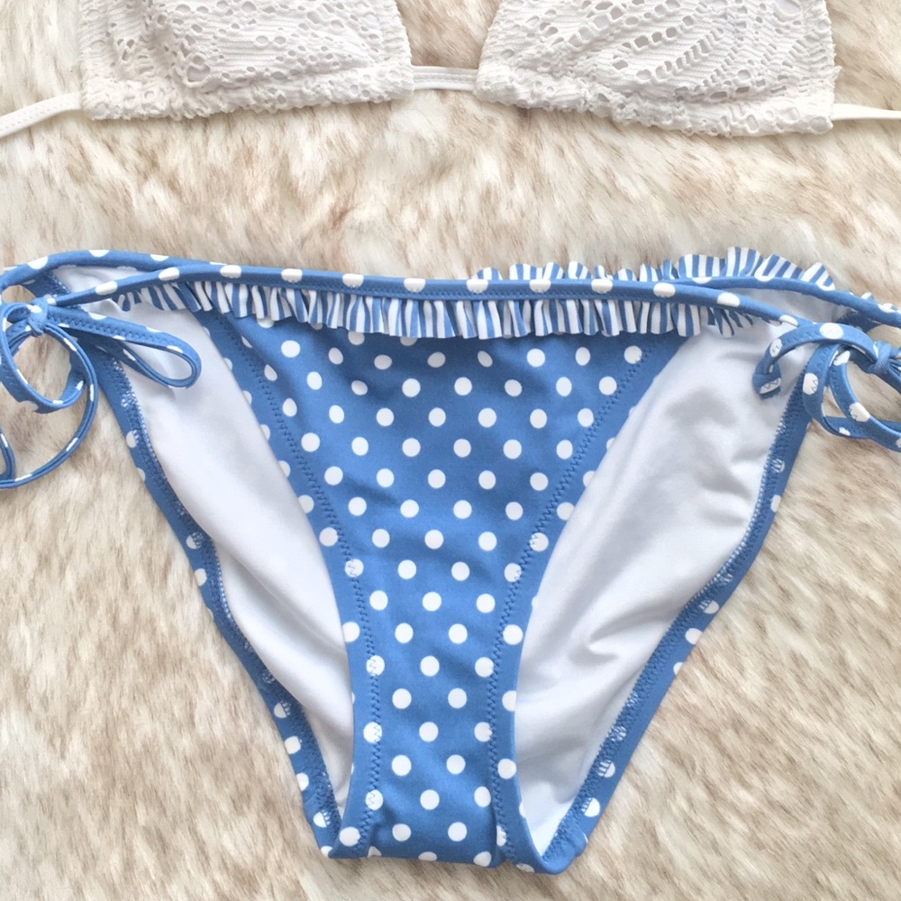 [SOLD] NWOT Victoria’s Secret polka dot bikini bottom - size Small